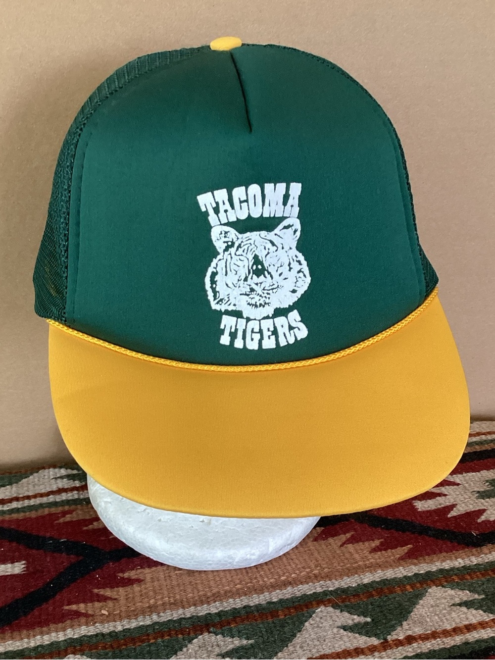 Vintage Tacoma tigers SnapBack Trucker Hat Minor League Baseball Triple A rare!